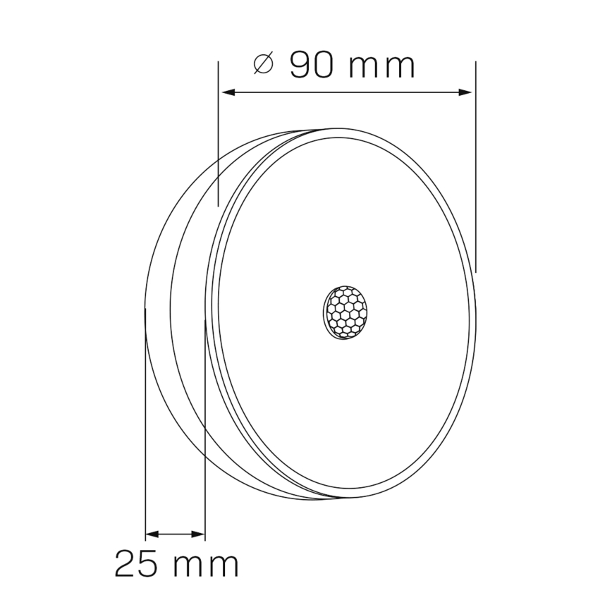 LED Rasveta za nameštaj sa senzorom LED/1,2W/4,5V 3xAA mat krom