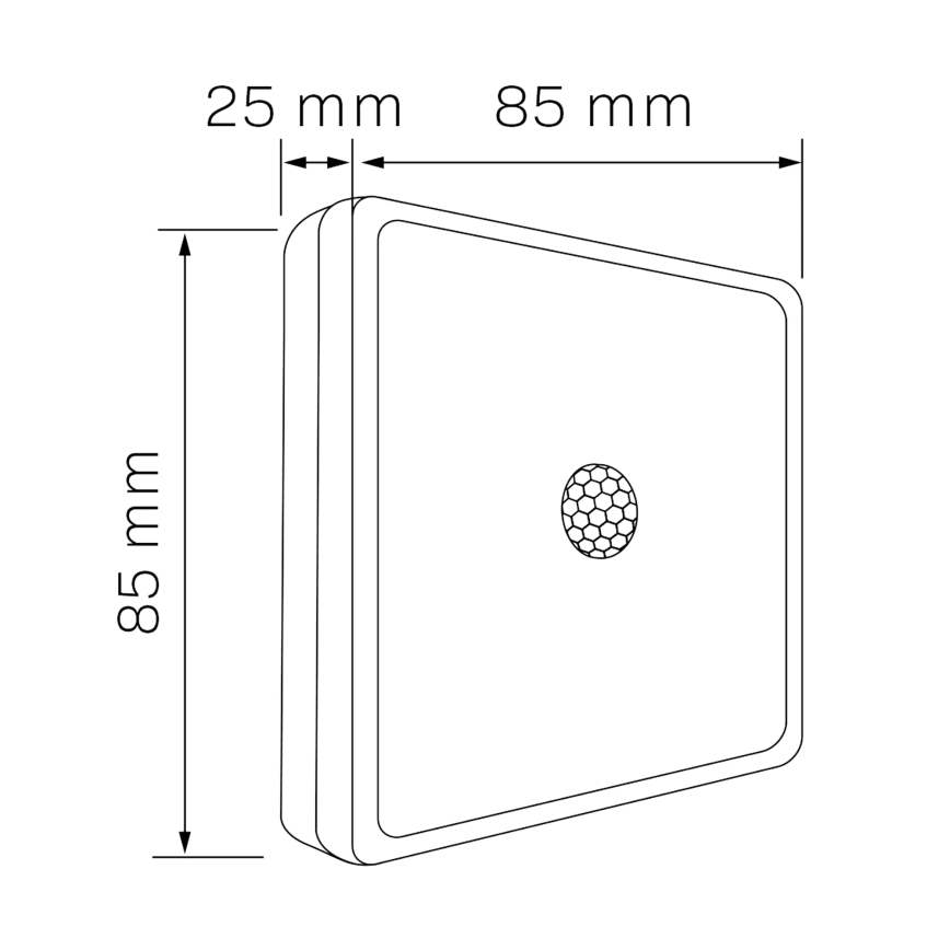 LED Rasveta za nameštaj sa senzorom LED/1,5W/4,5V 3xAA mat krom