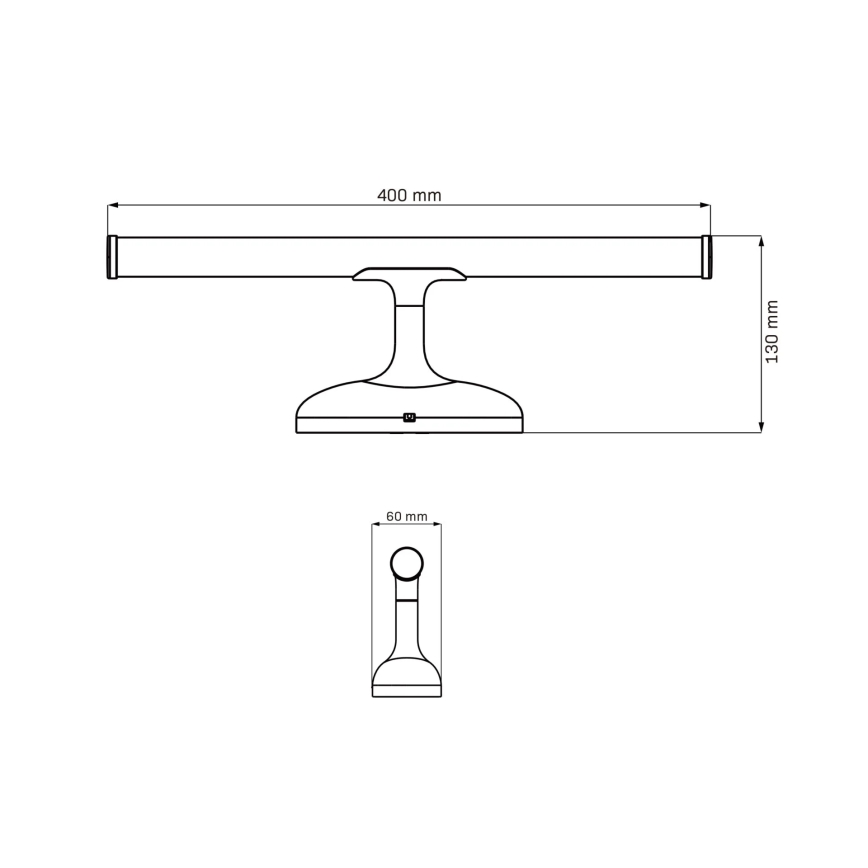 LED Rasveta za ogledalo u kupatilu ARMONA LED/6W/230V 4000K 40 cm IP44 sjajni krom
