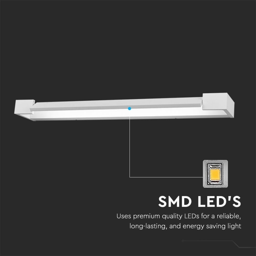 LED Rasveta za ogledalo u kupatilu LED/16W/230V 3000K IP44 60 cm bela