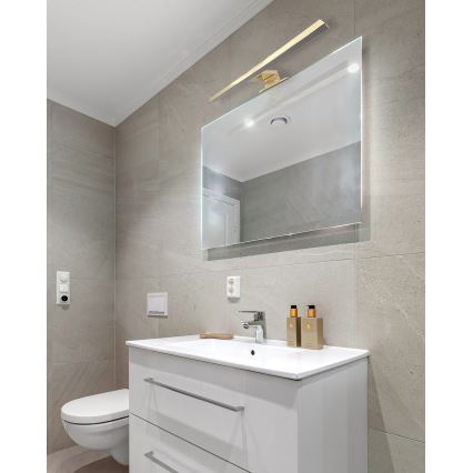 LED Rasveta za ogledalo u kupatilu LED/8W/230V 4000K 50 cm IP44 mat zlatna