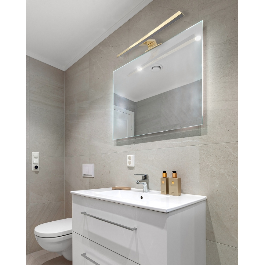 LED Rasveta za ogledalo u kupatilu LED/8W/230V 4000K 50 cm IP44 mat zlatna