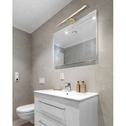 LED Rasveta za ogledalo u kupatilu LED/8W/230V 4000K 50 cm IP44 zlatna