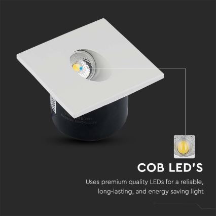 LED Rasveta za stepenište LED/3W/230V 4000K bela