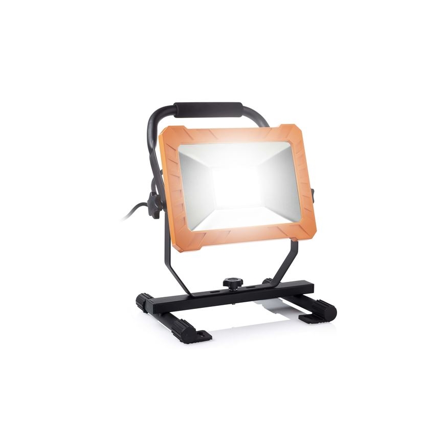LED reflektor 50 W/230 V, 6500 K, IP65 — narandžasta/crna