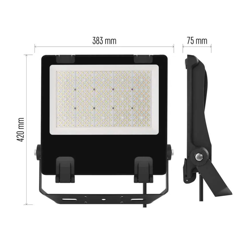 LED Reflektor AVENO LED/200W/230V 4000K 32000 lm IP66 crno