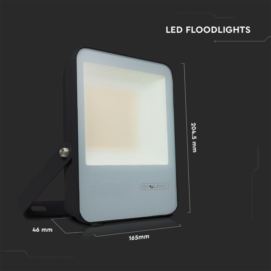 LED Reflektor LED/30W/230V 6400K IP65 crno