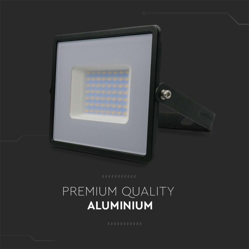 LED Reflektor LED/50W/230V 4000K IP65 crno