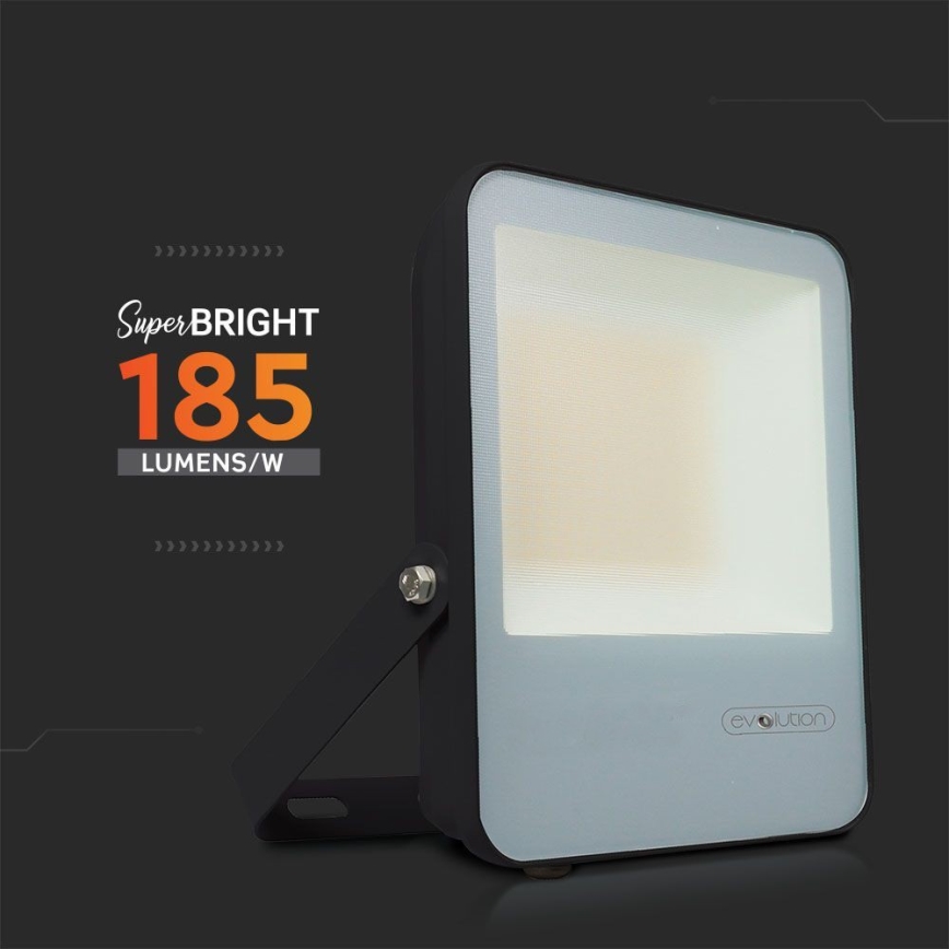 LED Reflektor LED/50W/230V 6400K IP65 crno