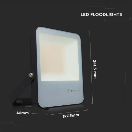 LED Reflektor LED/50W/230V 6400K IP65 crno