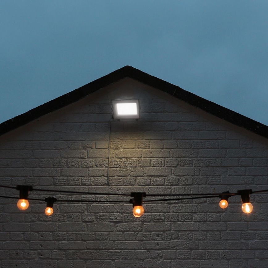 LED Reflektor LED/50W/230V IP65 3000/4000/6500K sivo