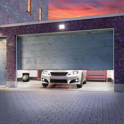 LED Reflektor LED/50W/230V IP65 3000/4000/6500K sivo