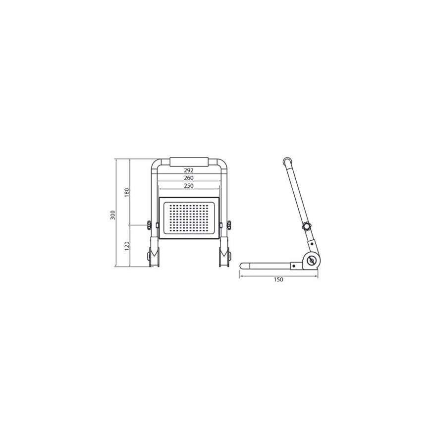 LED Reflektor sa postoljem ADVIVE WORK LED/100W/230V IP65