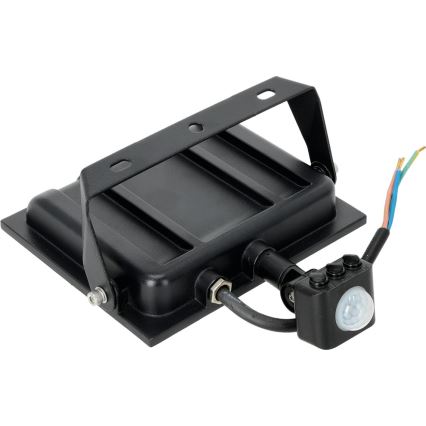 LED Reflektor sa senzorom LED/50W/230V 6500K IP44 crno