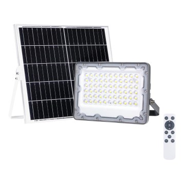 LED Reflektor sa solarnim panelom FOCUS 60W/10000 mAh 3,2V 6000K IP65 + Daljinski upravljač