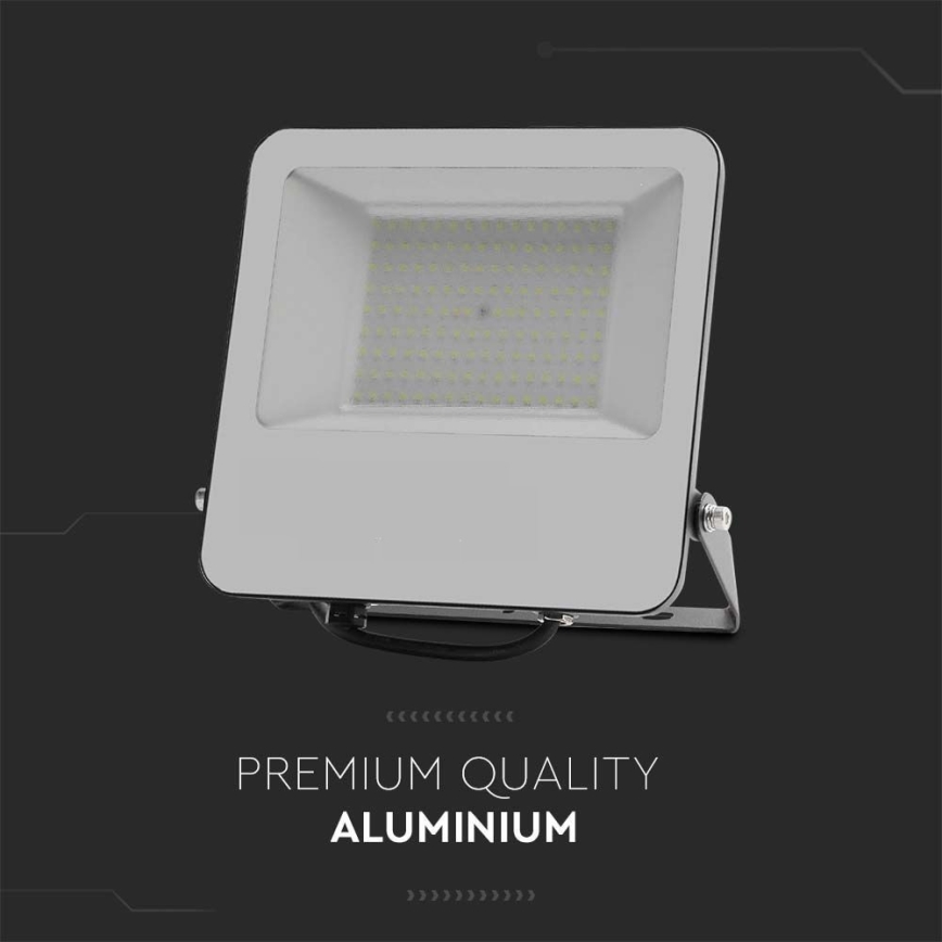 LED Reflektor SAMSUNG CHIP LED/100W/230V 4000K IP65 crno