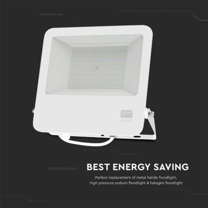 LED Reflektor SAMSUNG CHIP LED/100W/230V 6400K IP65 bela