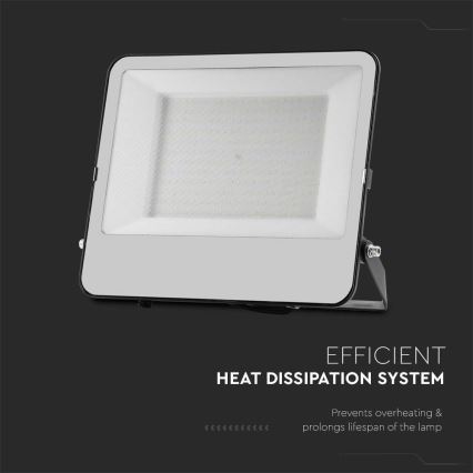 LED Reflektor SAMSUNG CHIP LED/200W/230V 4000K IP65 crno