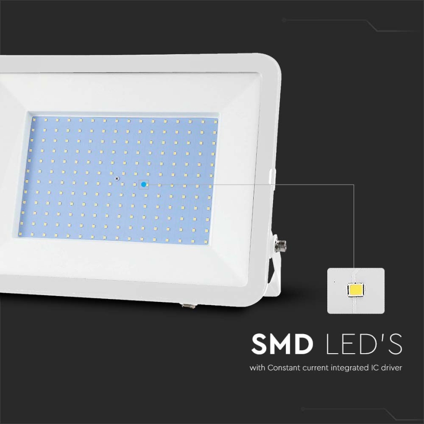 LED Reflektor SAMSUNG CHIP LED/300W/230V 6500K IP65 bela
