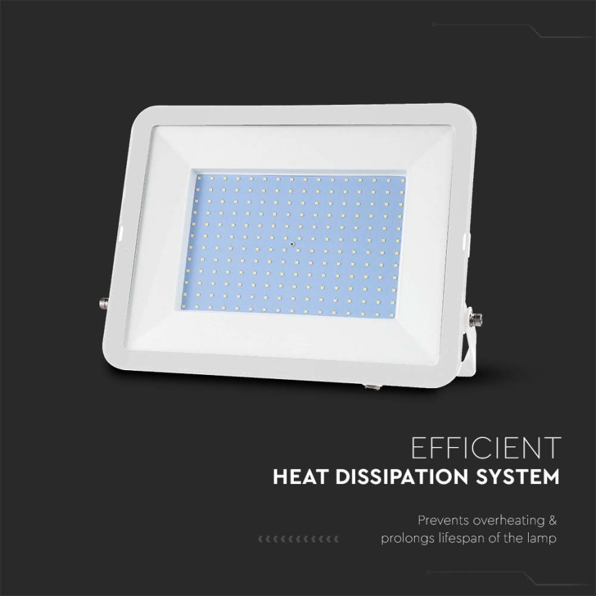 LED Reflektor SAMSUNG CHIP LED/300W/230V 6500K IP65 bela