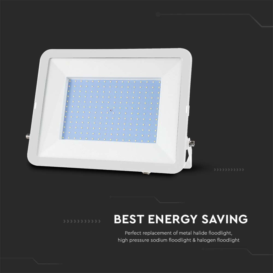 LED Reflektor SAMSUNG CHIP LED/300W/230V 6500K IP65 bela