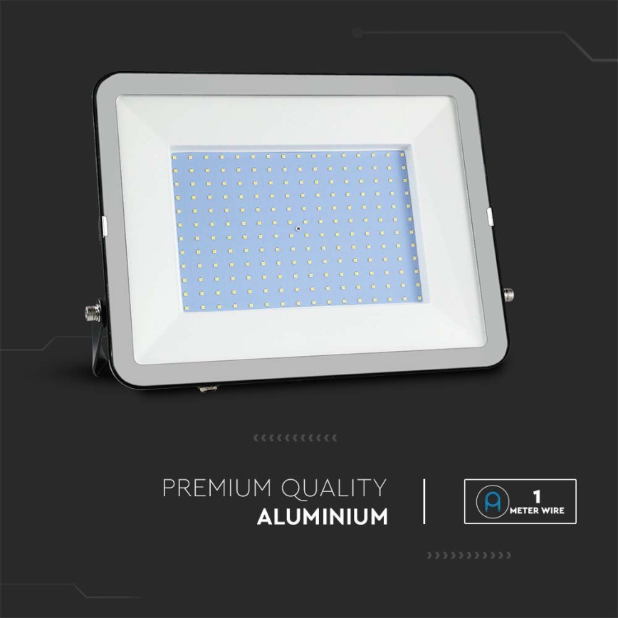 LED Reflektor SAMSUNG CHIP LED/300W/230V 6500K IP65 crno