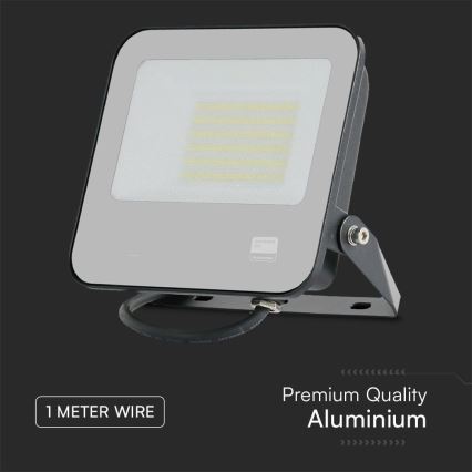 LED Reflektor SAMSUNG CHIP LED/50W/230V 6500K IP65 crno