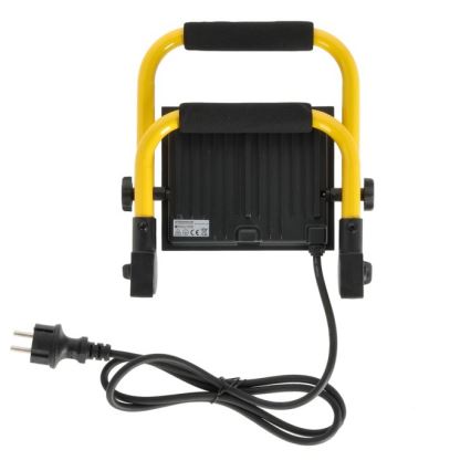 LED Reflektor TIGRA LED/50W/4000K IP54 crno/žuta