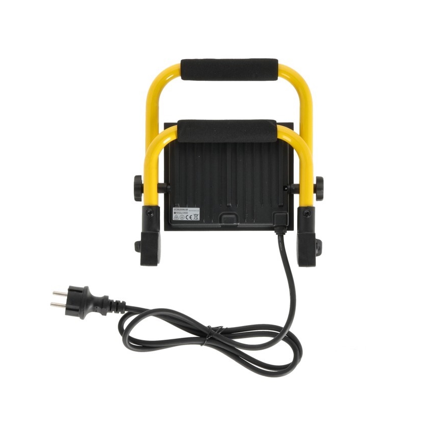 LED Reflektor TIGRA LED/50W/4000K IP54 crno/žuta
