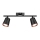 LED Reflektorska lampa 2xLED/5W/230V 4000K crno