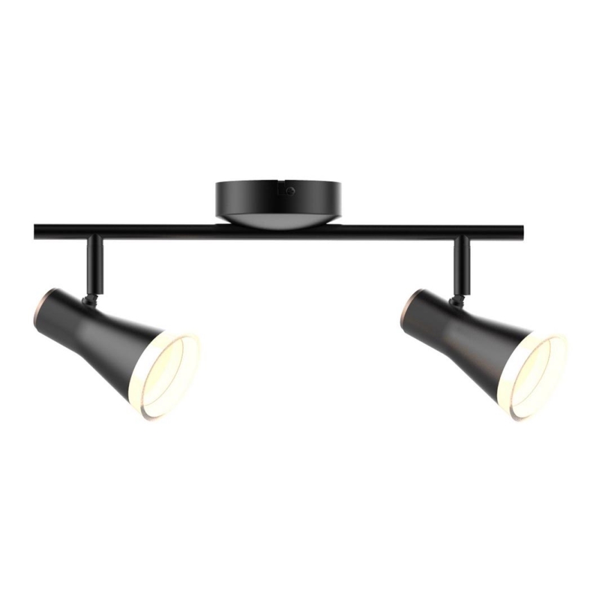 LED Reflektorska lampa BERG 2xLED/4,2W/230V crno
