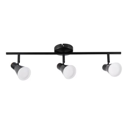 LED Reflektorska lampa BERG 3xLED/4,2W/230V crno