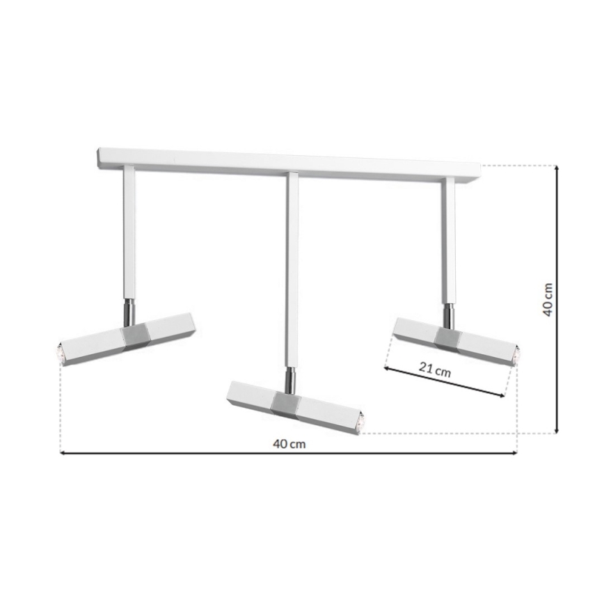LED Reflektorska lampa CASTRO 3xG9/7W/230V