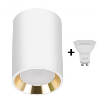 LED Reflektorska lampa CHLOE 1xGU10/6W/230V okrugli bela/zlatna