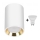 LED Reflektorska lampa CHLOE 1xGU10/6W/230V okrugli bela/zlatna