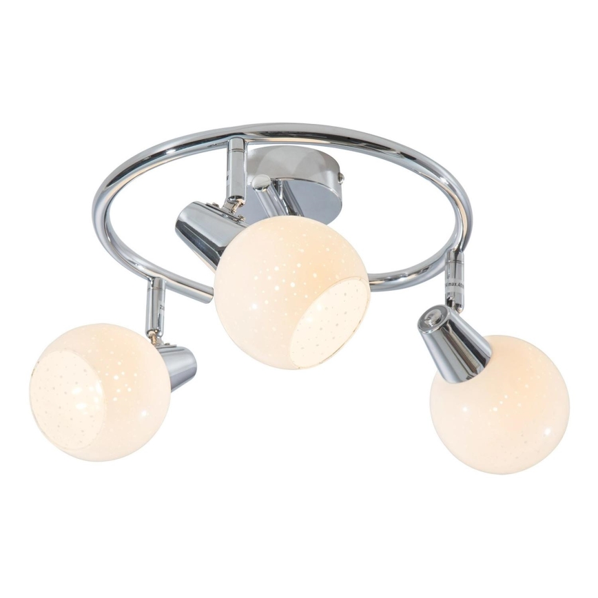 LED Reflektorska lampa DOXY 3xE14/4W/230V sjajni krom