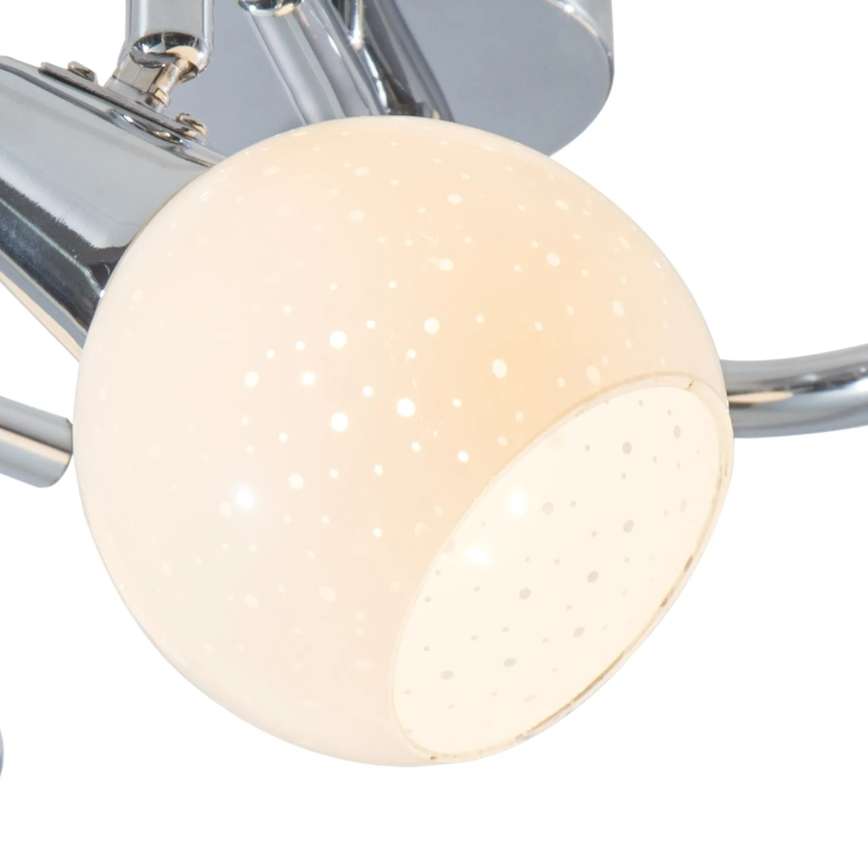 LED Reflektorska lampa DOXY 3xE14/4W/230V sjajni krom