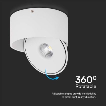 LED Fleksibilna reflektorska lampa LED/20W/230V 3000/4000/6400K CRI 90 bela