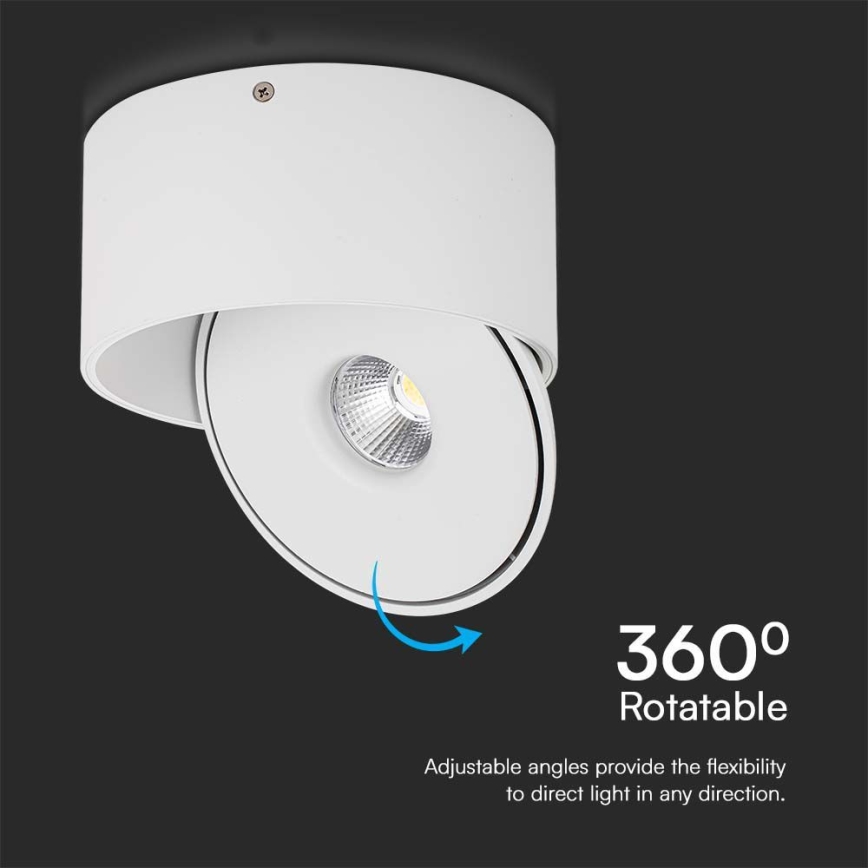 LED Fleksibilna reflektorska lampa LED/20W/230V 3000/4000/6400K CRI 90 bela