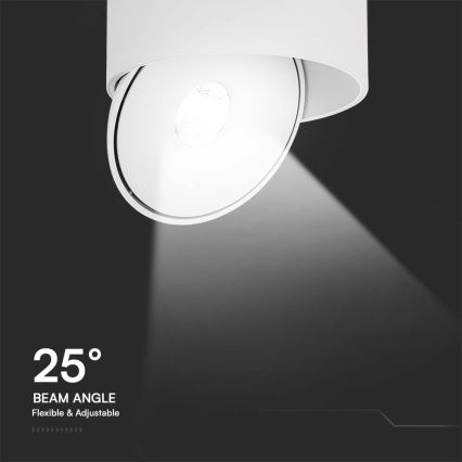 LED Fleksibilna reflektorska lampa LED/20W/230V 3000/4000/6400K CRI 90 bela
