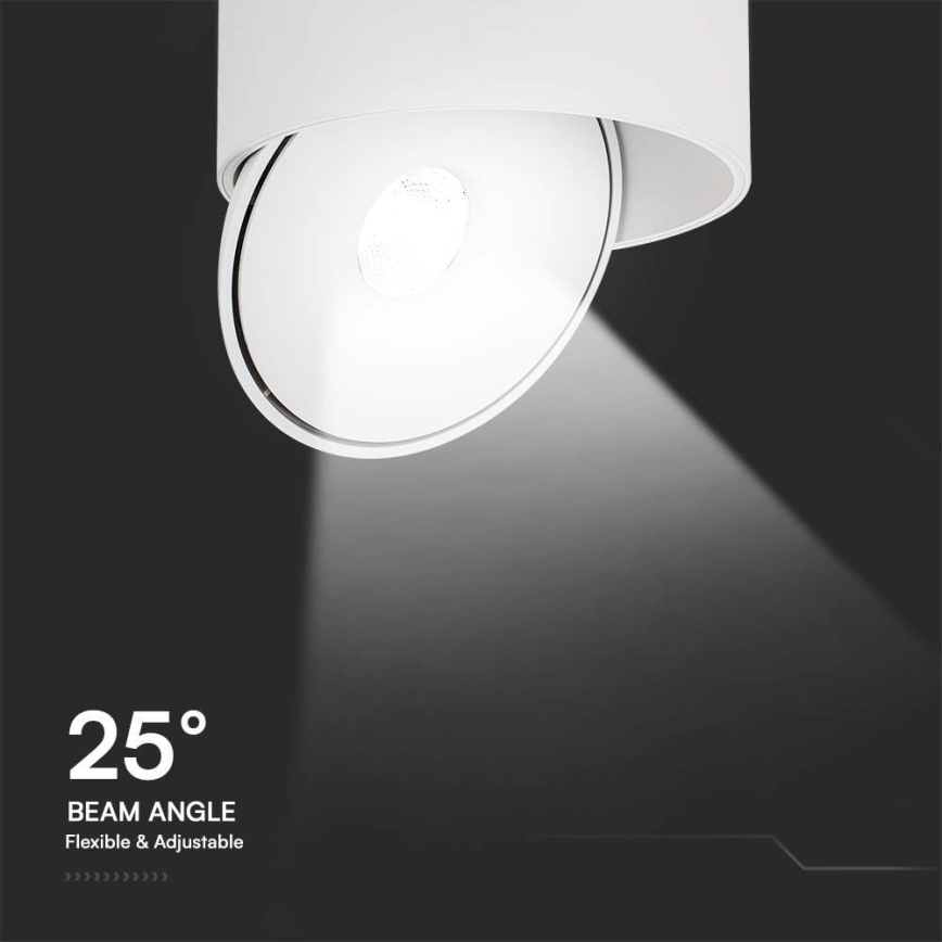 LED Fleksibilna reflektorska lampa LED/20W/230V 3000/4000/6400K CRI 90 bela