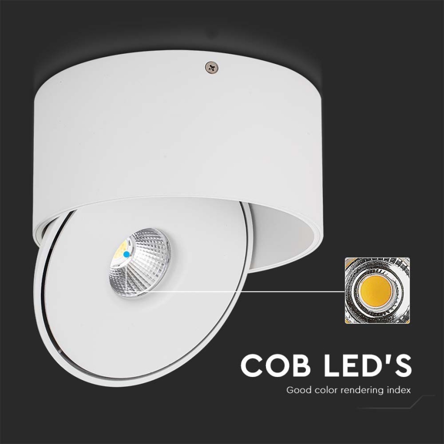 LED Fleksibilna reflektorska lampa LED/20W/230V 3000/4000/6400K CRI 90 bela
