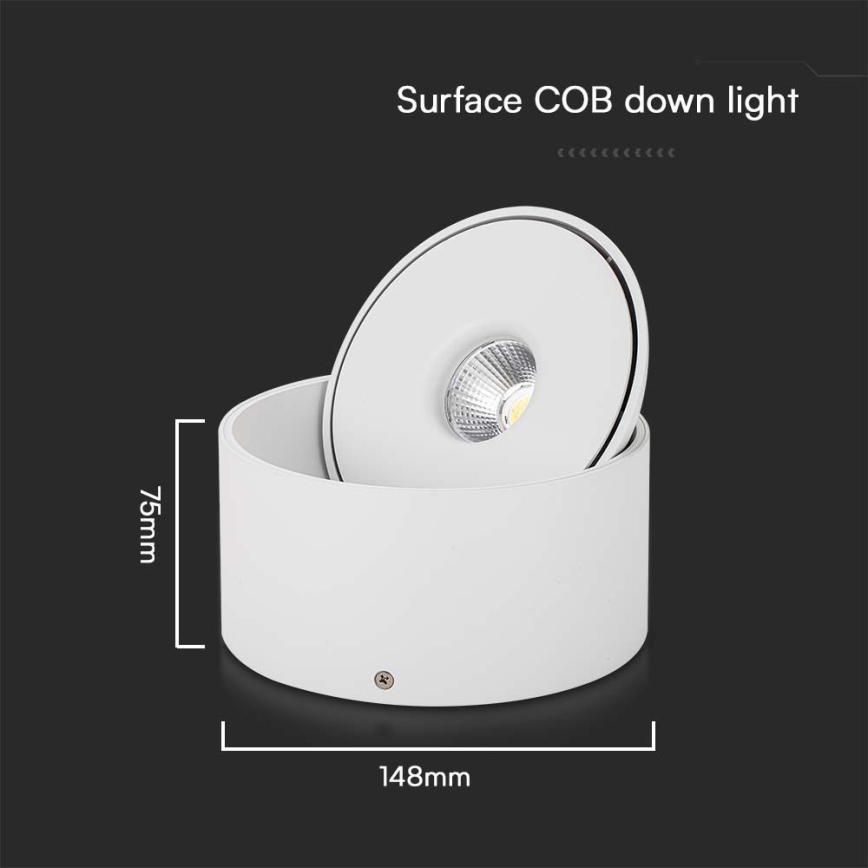 LED Fleksibilna reflektorska lampa LED/20W/230V 3000/4000/6400K CRI 90 bela