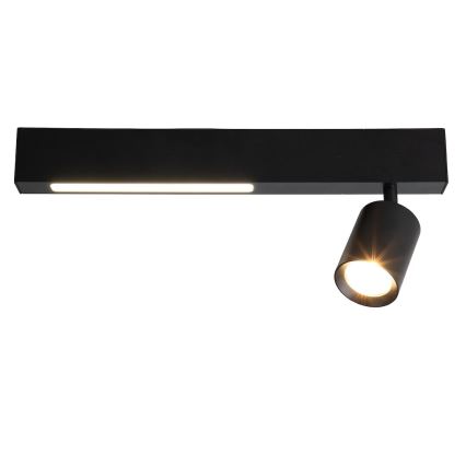 LED Reflektorska lampa MAGNET LED/5W/230V + 1xGU10/60W 3000/4000K crno