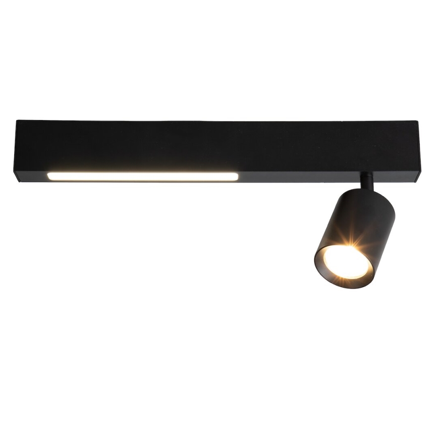 LED Reflektorska lampa MAGNET LED/5W/230V + 1xGU10/60W 3000/4000K crno