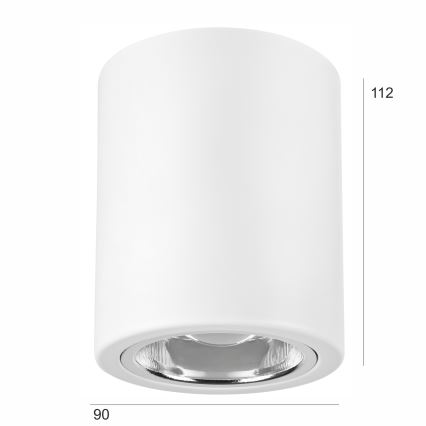 LED Reflektorska lampa TACO 1xE27/15W/230V bela