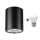 LED Reflektorska lampa TACO 1xE27/15W/230V crno