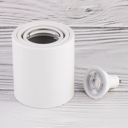 LED Reflektorska lampa TUBA 1xGU10/5W/230V 2700K bela