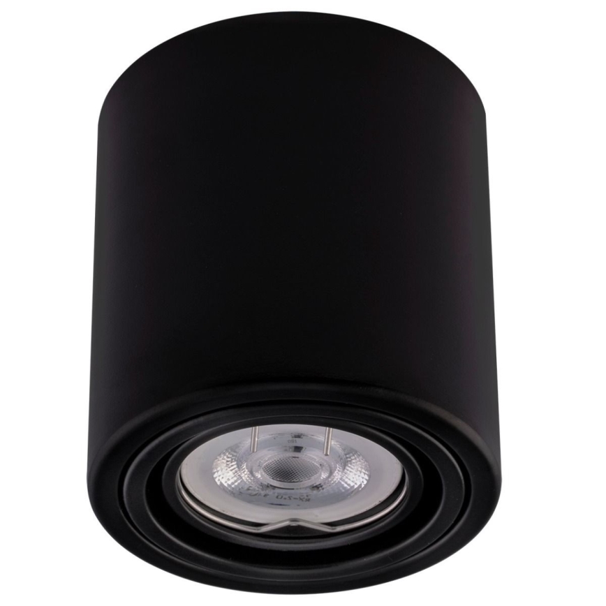 LED Reflektorska lampa TUBA 1xGU10/5W/230V 2700K crno
