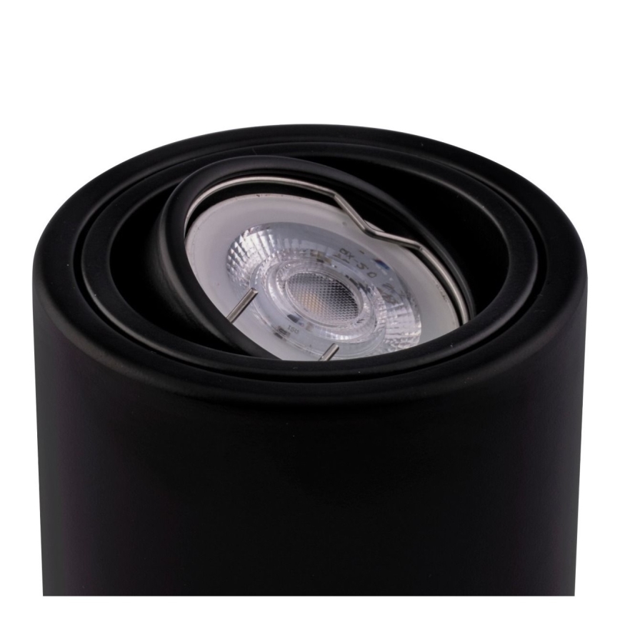 LED Reflektorska lampa TUBA 1xGU10/5W/230V 2700K crno